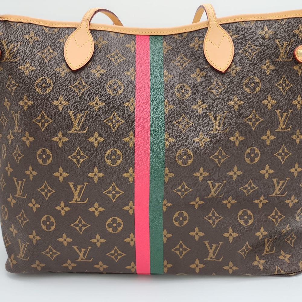Louis Vuitton Brown Monogram Tote Bag